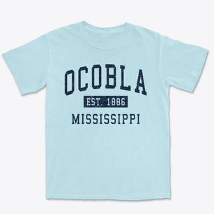 Ocobla Mississippi Classic Established Premium Heavyweight T-shirt