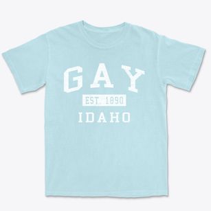 Gay Idaho Classic Established Premium Heavyweight T-shirt