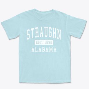 Straughn Alabama Classic Established Premium Heavyweight T-shirt