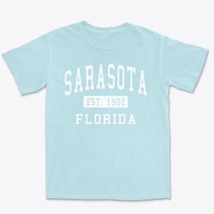 Sarasota Florida Classic Established Premium Heavyweight T-shirt