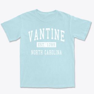 Vantine North Carolina Classic Established Premium Heavyweight T-shirt