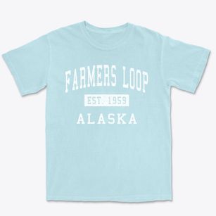 Farmers Loop Alaska Classic Established Premium Heavyweight T-shirt