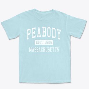 Peabody Massachusetts Classic Established Premium Heavyweight T-shirt