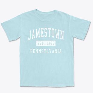 Jamestown Pennsylvania Classic Established Premium Heavyweight T-shirt