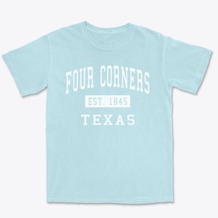Four Corners Texas Classic Established Premium Heavyweight T-shirt