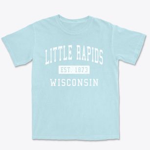 Little Rapids Wisconsin Classic Established Premium Heavyweight T-shirt
