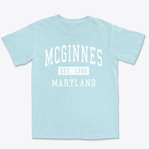 Mcginnes Maryland Classic Established Premium Heavyweight T-shirt
