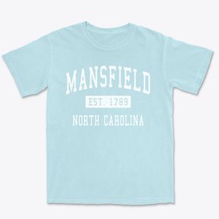 Mansfield North Carolina Classic Established Premium Heavyweight T-shirt