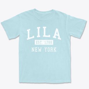 Lila New York Classic Established Premium Heavyweight T-shirt