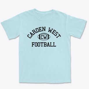 Carden West School Classic Football Premium Heavyweight T-shirt