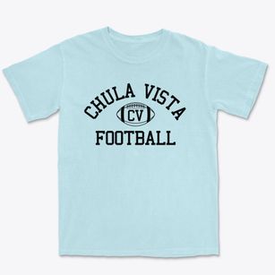 Chula Vista Junior High School Classic Football Premium Heavyweight T-shirt