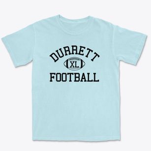 Durrett High School Classic Football Premium Heavyweight T-shirt