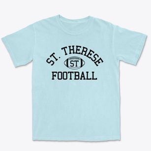 Saint Therese School Classic Football Premium Heavyweight T-shirt