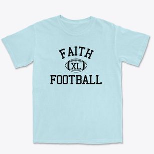 Faith Homeschool Classic Football Premium Heavyweight T-shirt