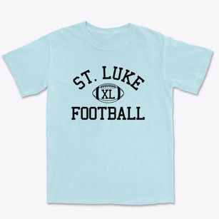 Saint Luke Lutheran School Classic Football Premium Heavyweight T-shirt