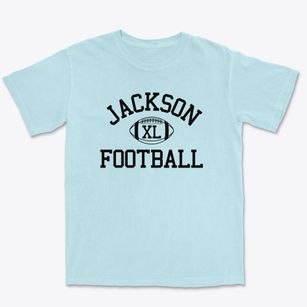 Jackson Junior High School Classic Football Premium Heavyweight T-shirt