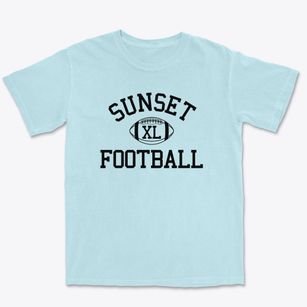 Sunset Senior High School Classic Football Premium Heavyweight T-shirt