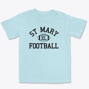 St Mary Parish Classic Football Premium Heavyweight T-shirt