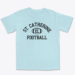 Saint Catherine Of Sienna School Classic Football Premium Heavyweight T-shirt