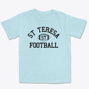 St Teresa School Classic Football Premium Heavyweight T-shirt