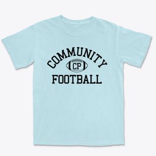 Community Partners Charter High School Classic Football Premium Heavyweight T-shirt