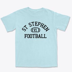 St Stephen Parish Classic Football Premium Heavyweight T-shirt
