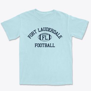 Fort Lauderdale High School Classic Football Premium Heavyweight T-shirt