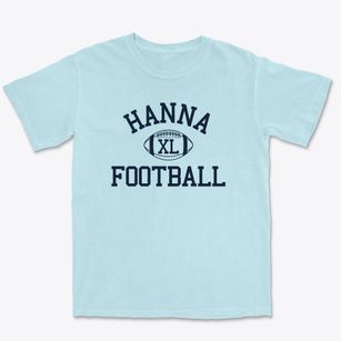 Hanna Sacks Girls High School Classic Football Premium Heavyweight T-shirt