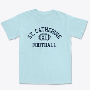 Saint Catherine Of Alexandria School Classic Football Premium Heavyweight T-shirt