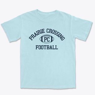 Prairie Crossing Charter School Classic Football Premium Heavyweight T-shirt