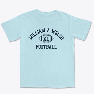 William A Welch School Classic Football Premium Heavyweight T-shirt