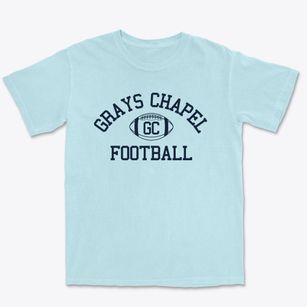Grays Chapel School Classic Football Premium Heavyweight T-shirt
