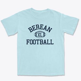 Berean Christian School Classic Football Premium Heavyweight T-shirt