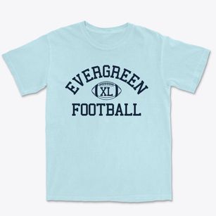 Evergreen Community Charter School Classic Football Premium Heavyweight T-shirt