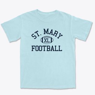 Saint Mary Magdalene School Classic Football Premium Heavyweight T-shirt
