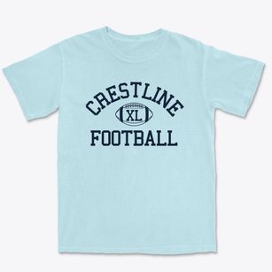Crestline School Classic Football Premium Heavyweight T-shirt