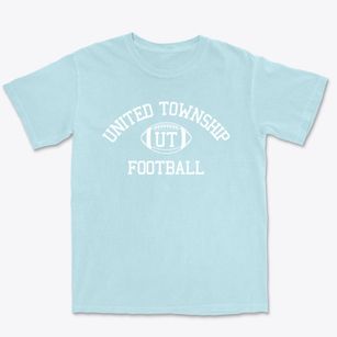 United Township High School Classic Football Premium Heavyweight T-shirt