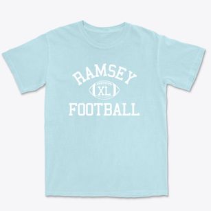 Ramsey Junior High School Classic Football Premium Heavyweight T-shirt