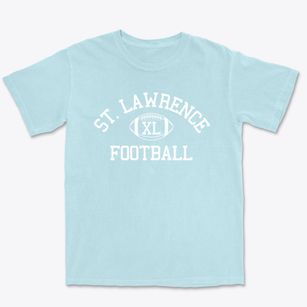 Saint Lawrence The Martyr School Classic Football Premium Heavyweight T-shirt