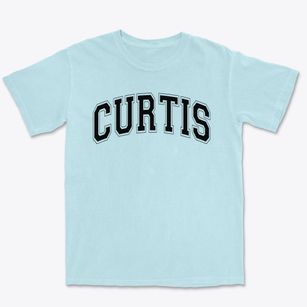 Curtis Elementary School Varsity Arch Premium Heavyweight T-shirt