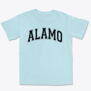 Alamo Elementary School Varsity Arch Premium Heavyweight T-shirt