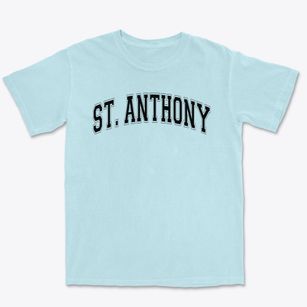 St Anthony Parish Varsity Arch Premium Heavyweight T-shirt