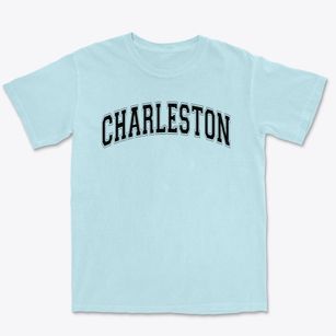 Charleston Elementary School Varsity Arch Premium Heavyweight T-shirt