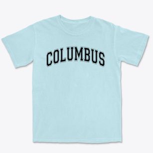 Columbus Continuation High School Varsity Arch Premium Heavyweight T-shirt