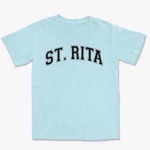 St. Rita Of Cascia High School Varsity Arch Premium Heavyweight T-shirt