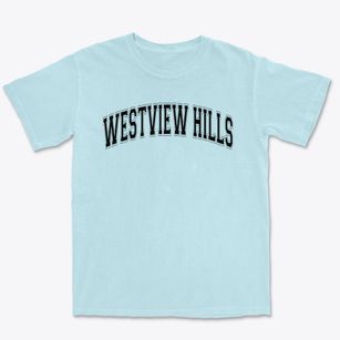 Westview Hills Middle School Varsity Arch Premium Heavyweight T-shirt