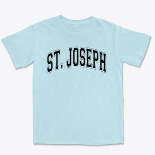 St. Joseph Of The Valley And St. Lawrenc Varsity Arch Premium Heavyweight T-shirt