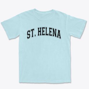 Saint Helena Central High School Varsity Arch Premium Heavyweight T-shirt