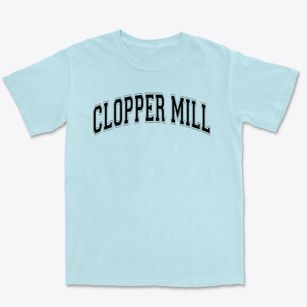 Clopper Mill Elementary School Varsity Arch Premium Heavyweight T-shirt