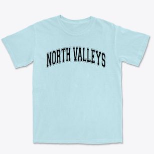 North Valleys High School Varsity Arch Premium Heavyweight T-shirt
